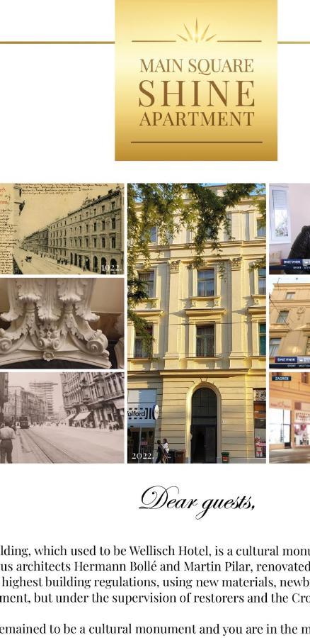 Luxurios And Historic Apartment "Shine" - Right On The Main Square Ζάγκρεμπ Εξωτερικό φωτογραφία